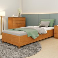 Cama de Solteiro para Colchão 88x188cm Multimóveis CR35459 Cinamomo