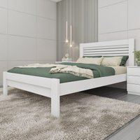 Cama de Casal para Colchão 138x188cm Multimóveis CR35460 Neve