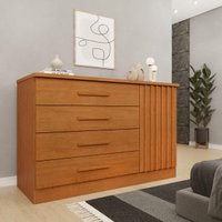 Cômoda com 4 Gavetas 134cm Multimóveis CR35473 Cinamomo