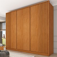 Guarda-roupa Casal com 6 Portas e 6 Gavetas 275cm Multimóveis CR35482 Cinamomo
