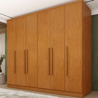 Guarda-roupa Casal com 6 Portas e 4 Gavetas 239cm Multimóveis CR35501 Cinamomo