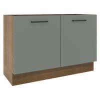 Balcão de Pia Madesa Agata 2 Portas - Rustic/Cinza
