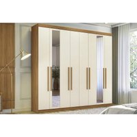 Guarda Roupa Casal 8 Portas c/Esp Master Areia S. Andirá
