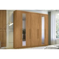 Guarda Roupa Casal 8 Portas c/Esp Master Cinamomo S. Andirá