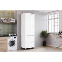Armário Lavanderia Multiuso Marquesa MDF 70cm Brco Nesher