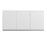 Armario Aereo 120 cm 3 Portas Evidence Branco POLIMAN