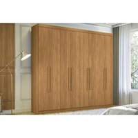 Guarda Roupa Casal 8 Ptas Pés Master New Cinamomo S. Andirá