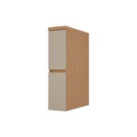 Balcão Cozinha Nesher Condessa Porta Tempero 20cm Greige