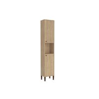 Paneleiro Cozinha Modulado Torino c/ 2 Portas 40cm Mel Movelbento