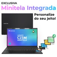 Notebook Positivo Vision C15M Intel® Celeron® N4500 Linux 8GB RAM 128GB eMMC 15.6