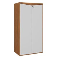 Armário Para Escritorio 2 Portas 160X77 cm Freijo Branco Artany