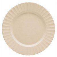 Prato para Sobremesa 20cm Gerbera Bege Melamina Mesa Posta Cozinha Servir