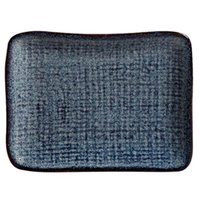 24 Pratos Cerâmica Titanium Porto Brasil 14x18cm Restaurante Japonês Servir Peças de Sushi