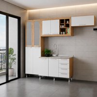 Armário de Cozinha Ditália Aspen 4 Peças Cv/Br A101
