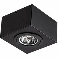 Luminária Plafon de Sobrepor Box 13x8,5cm Bivolt Soquete GU10 Dital Hall de Entrada Corredores