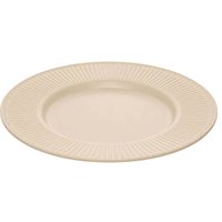 Jogo 42 Pratos Sobremesa Padaria 20cm Bege Melamina Aveline Servir Torta Restaurante