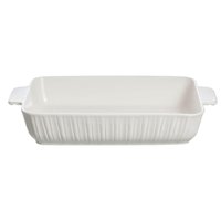 Travessa Refratária 31cm Porcelana Branca 1,9L Servir Assar Mesa Posta New Bone China