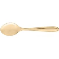 Jogo 30 Colheres de Café 11cm Aço Inox Dourado Gastro Lyor Colherzinha Padaria Cafeteria Hotel