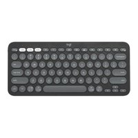 Teclado sem fio Logitech BT Pebble Keys 2 K380S grafite