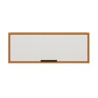 Armario Aereo Basculante 80 cm 1 Porta Ravena Freijo Off Acetinado POLIMAN