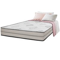 Colchão Queen Spring Zen 158x198x24 com Molas Ensacadas Cinza Cama inBox