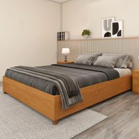 Cama Queen para Colchão 158x198cm Multimóveis CR35457 Cinamomo