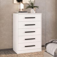 Cômoda com 5 Gavetas 60,4cm Multimóveis CR45364 Branco