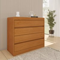 Cômoda com 4 Gavetas 91cm Multimóveis CR35475 Cinamomo
