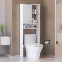 Armário de Banheiro para Vaso Sanitário com 1 Porta Multimóveis CR10164 Branco