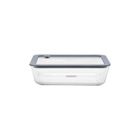 Pote de Vidro Tramontina Vittra Retangular com Tampa Hermética de Silicone 1,4 L