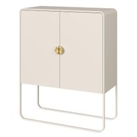 Balcao Buffet Organico 2 Portas 90 cm 28065 Off White Artesano