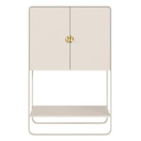 Balcao Cafe Bar Organico 2 Portas 90 cm 28069 Off White Artesano