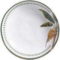 Prato Fundo Cerâmica Branco Bio Bananê 22,5cm Porto Brasil Cozinha Gourmet Mesa Posta Avulso