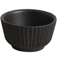Ramequim Shimeji 170ml Cerâmica Preto Matte 9x5cm Sushi Porto Brasil Restaurante Japonês