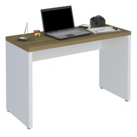 Mesa Escritorio Tampo Tamburato 120 cm Olmo Branco Artany