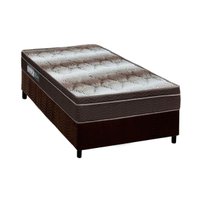 Cama Box CRC Solt +Colchão Anatômico Ortopédico Wood Light Ortobom 88