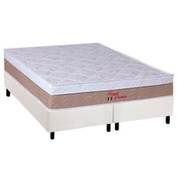 Cama Box CRC Queen +Colchão Anatômico Ortopédico Premier Orthoflex 158