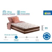 Cama Box CRC King +Colchão Molas Bonnel Classic Anjos 193x203
