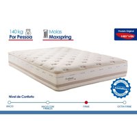 Cama Box CRC Solteiro +Colchão Molas Master Pocket Scotland Herval 88x188
