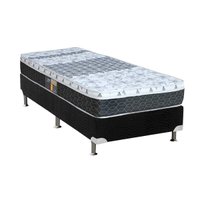 Cama Box CRC Solteiro +Colchão Molas Master Pocket System Class Castor 88