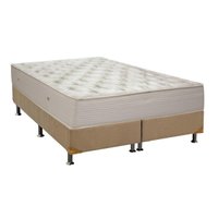 Cama Box CRC Casal +Colchão Molas Master Pocket Orthotel SLX Ortobom 138