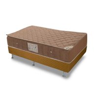 Cama Box CRC Solteiro +Colchão Molas Master Pocket Orthotel Ortobom 88x188