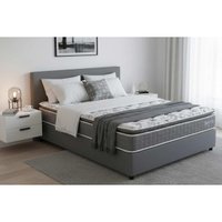 Cama Box CRC Casal +Colchão Molas Master Pocket Serene Kappesberg 138x188