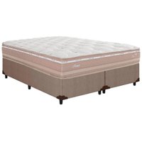 Cama Box CRC King +Colchão Molas Master Pocket Nesser Herval 193x203