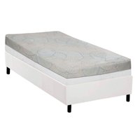 Colchão Solteiro Espuma Visco Gel Castor D33 Vitagel Space Double Face 88x24