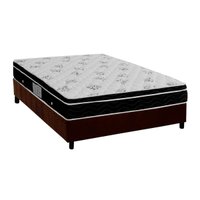 Cama Box CRC Casal +Colchão Molas Master Pocket Physical Ortobom 138x188