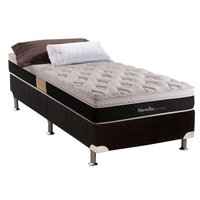 Cama Box CRC Solteiro +Colchão Molas Master Pocket Marselha Herval 88x188