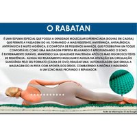 Colchão Queen Magnético Castor c/Massagem Niponpedic 158x198