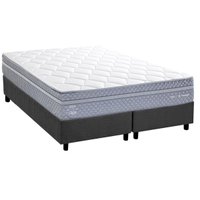 Cama Box CRC Queen +Colchão Molas Master Pocket C1780 Herval 158x198