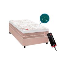 Cama Box CRC Solt +Colchão Molas c/Massagem Niponpedic Castor 88